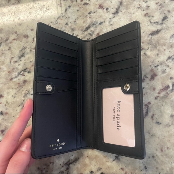 Kate Spade♠️ Staci Saffiano Leather Large Black - Picture 3 of 3